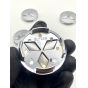 Колпачок в диск Mitsubishi Silver-Chrome ( 60/54 мм )
