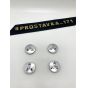Колпачок в диск Mitsubishi Silver-Chrome ( 60/54 мм )