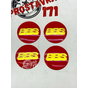 3D стикеры 68мм BBS (Red/G) для колпачков диска
