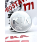 Колпачок в диск Kia Silver печатный (58/50 мм)