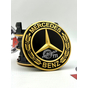 Колпачки диска Mercedes Benz 74/70/17 (BL/Gold) AL ZGS-003