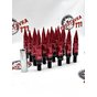 20шт Rays болты 12/1,5 (Red) 88мм пики пули