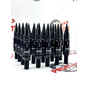 20шт Rays болты 12/1,5 (Black) 88мм пики пули
