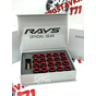 Гайки Rays 12/1.5 (RED) Cyclone stile