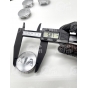 Колпачок в диск Kia Silver-Chrome (59/51 мм)