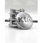 Колпачок в диск Kia Silver-Chrome (59/51 мм)