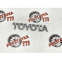 Надпись Toyota на крышку багажника ( 117 мм )